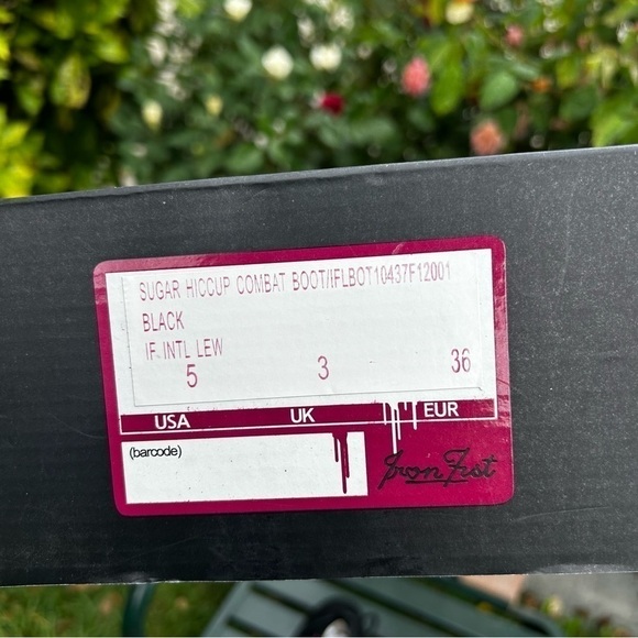 Iron fist sugar hiccup sequin combat boot - Picture 5 of 6